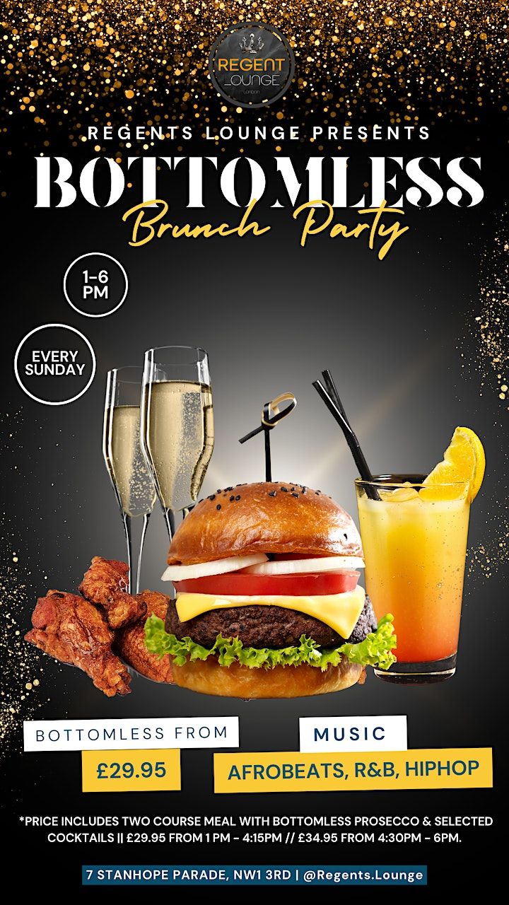 Bottomless Brunch, 7 Stanhope Parade, London, 14 February 2023