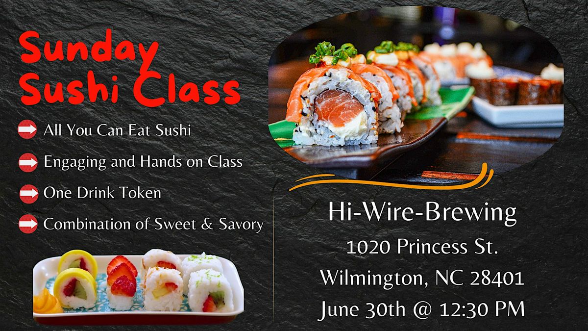 Sunday Brunch Sushi Class