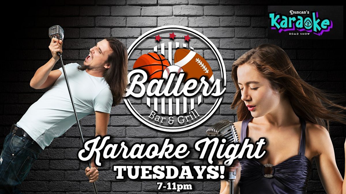 Karaoke Night at Ballers Bar and Grill OKC- EVERY TUESDAY!