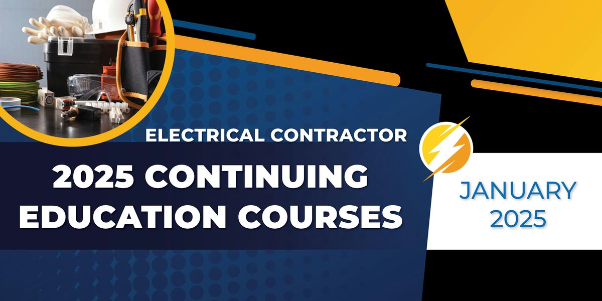 Electrical Contractor Training - Grand Forks, Jan. 30