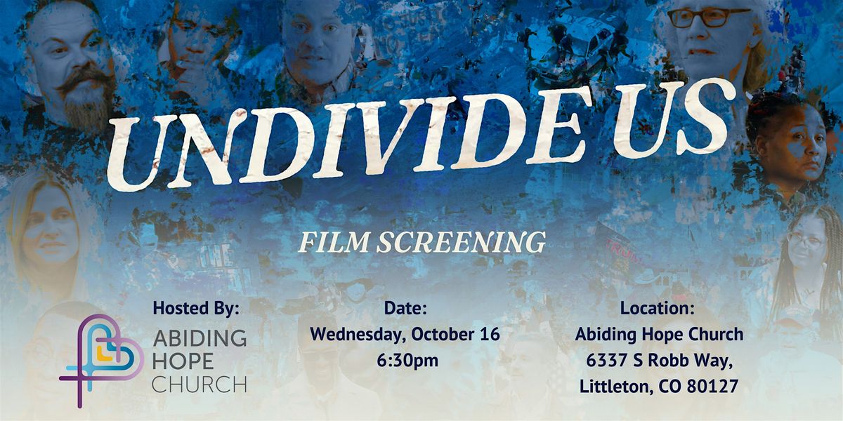 Watch UNDIVIDE US at Abiding Hope Church