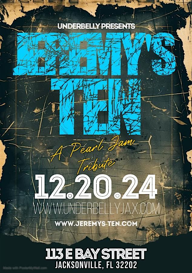 Jeremy's Ten: A Pearl Jam Tribute - Jacksonville, FL