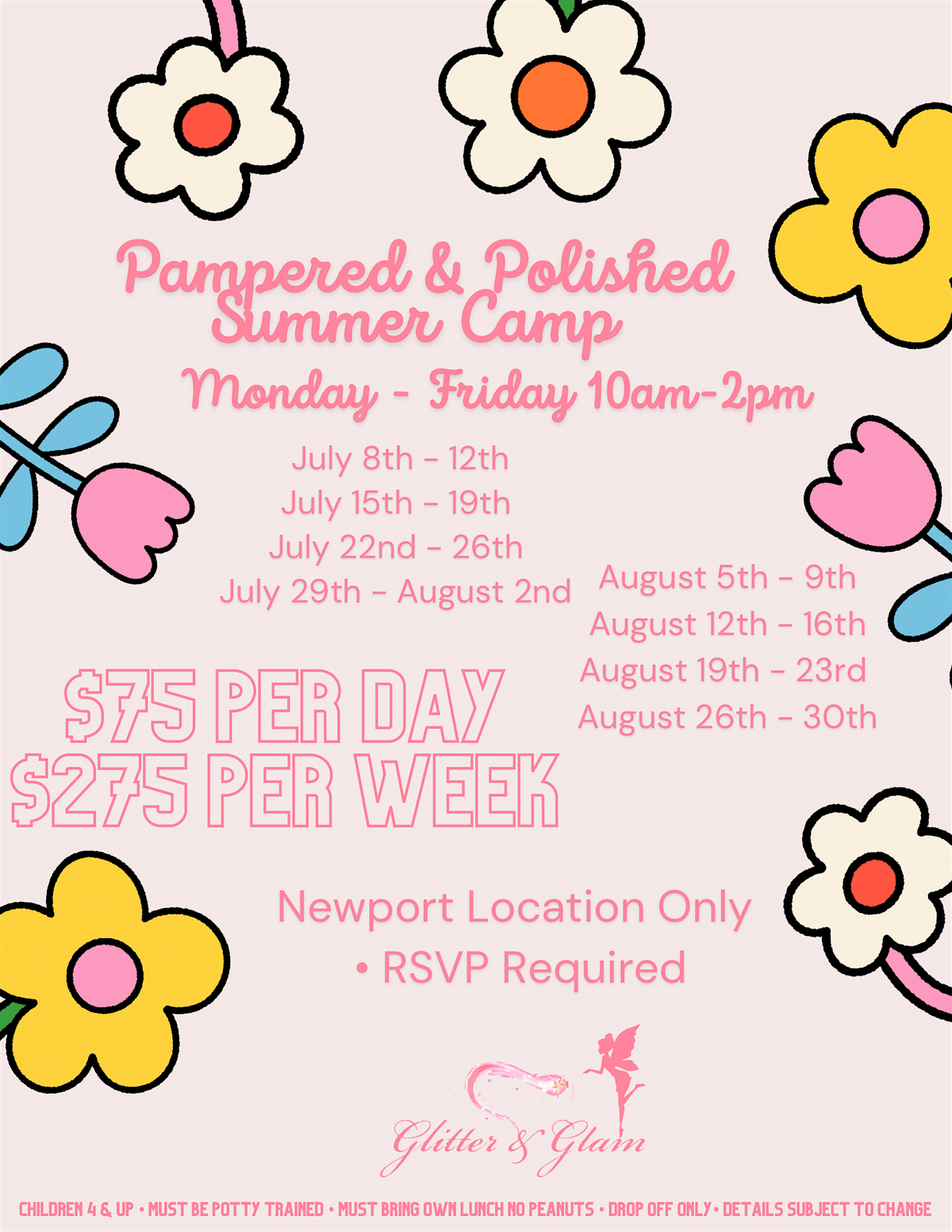 Pampered & Polished Summer Camp At Newport Mall (Daily Sign Up)