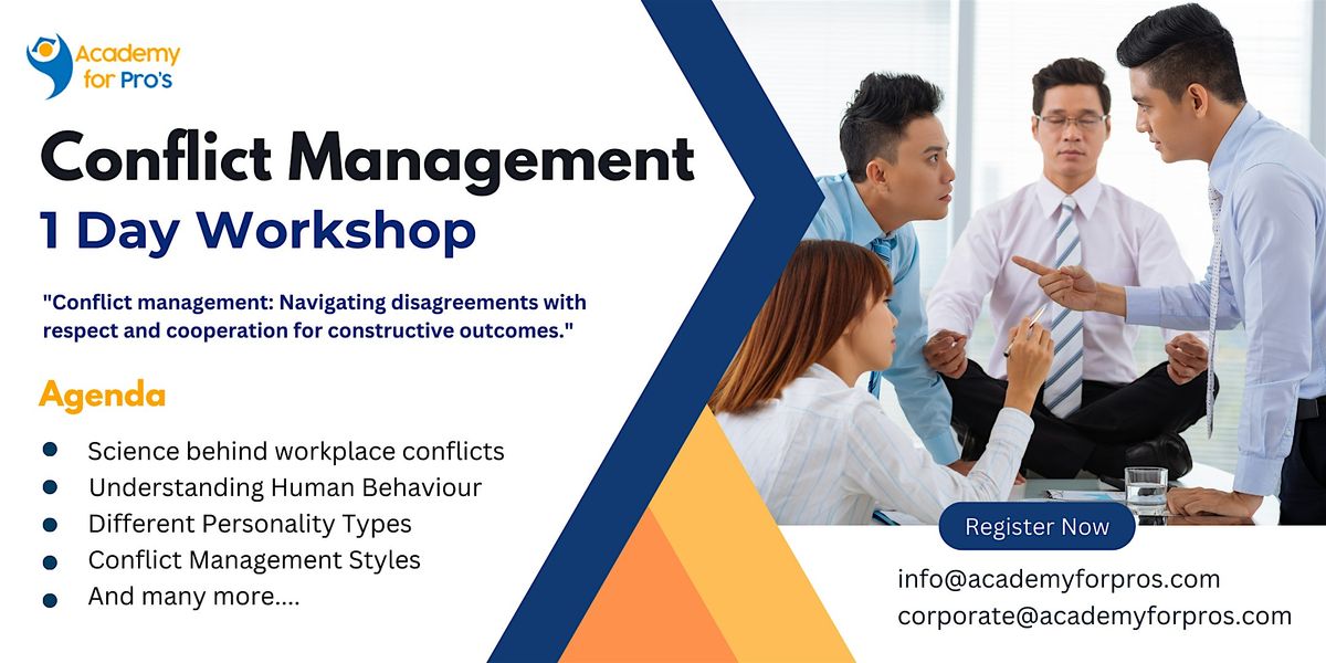 Conflict Management 1 Day Workshop in Bend, OR