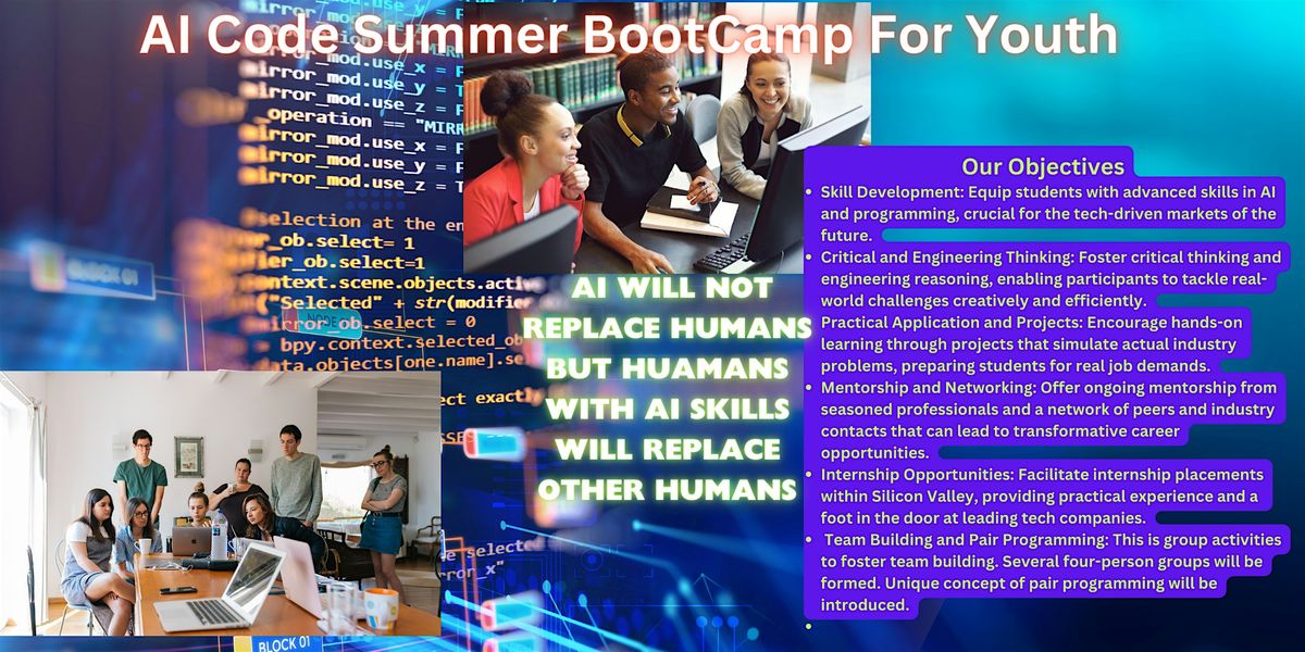 AI Code Summer Boot Camp For Youth