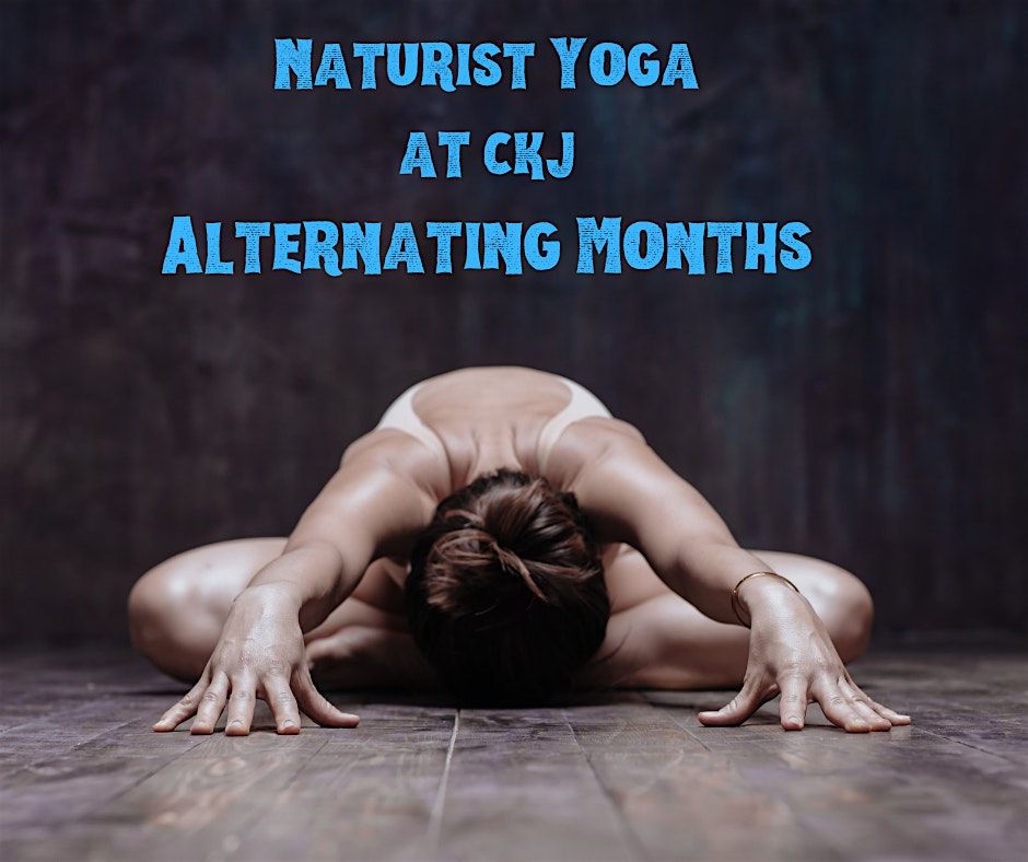 Naturist Yoga APRIL 26th  - Doors OPEN  at 7pm     Class starts at  8pm-9pm