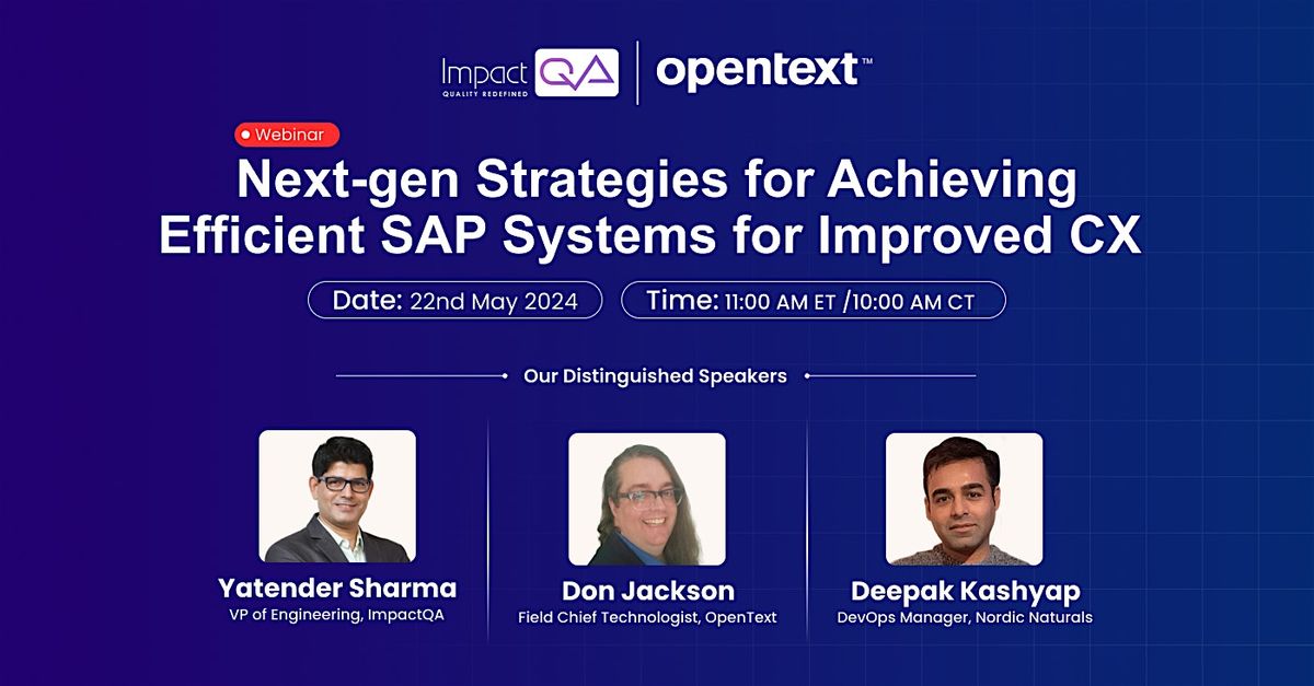 Next-gen Strategies for Achieving Efficient SAP Systems for Improved CX