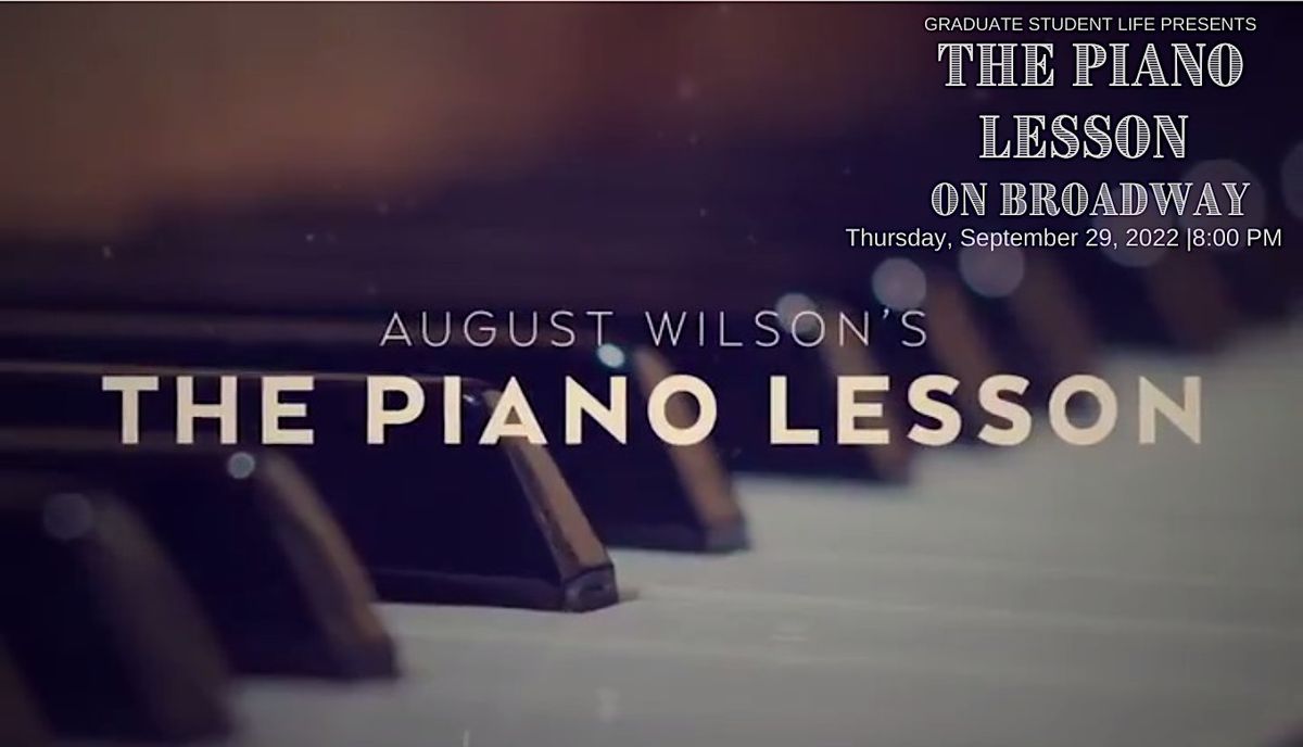 Broadway Show - The Piano Lesson