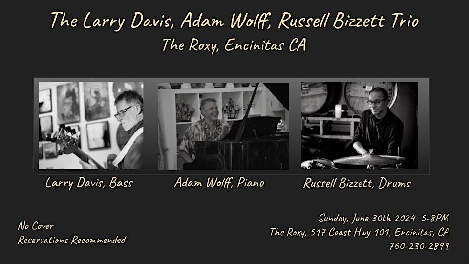 The Larry Davis Vernec, Adam Wolff, Russell Bizzett Trio