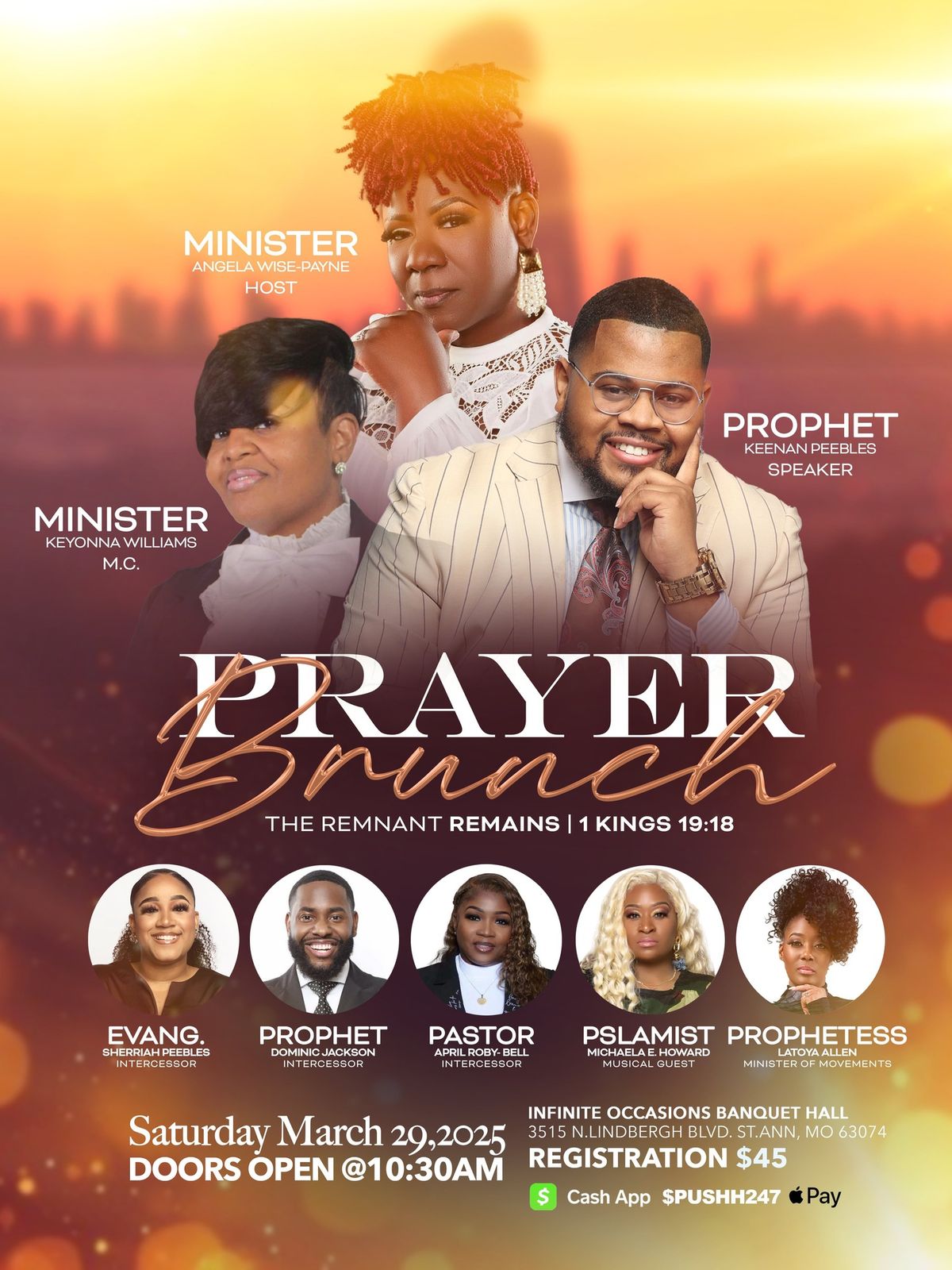 Prayer Brunch #2025   Theme: The Remnant Remains 1 Kings 19:18 