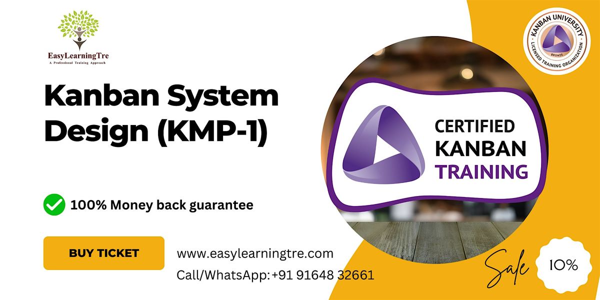 KMP1: Kanban System Design (KSD) Training & Certification in Chennai