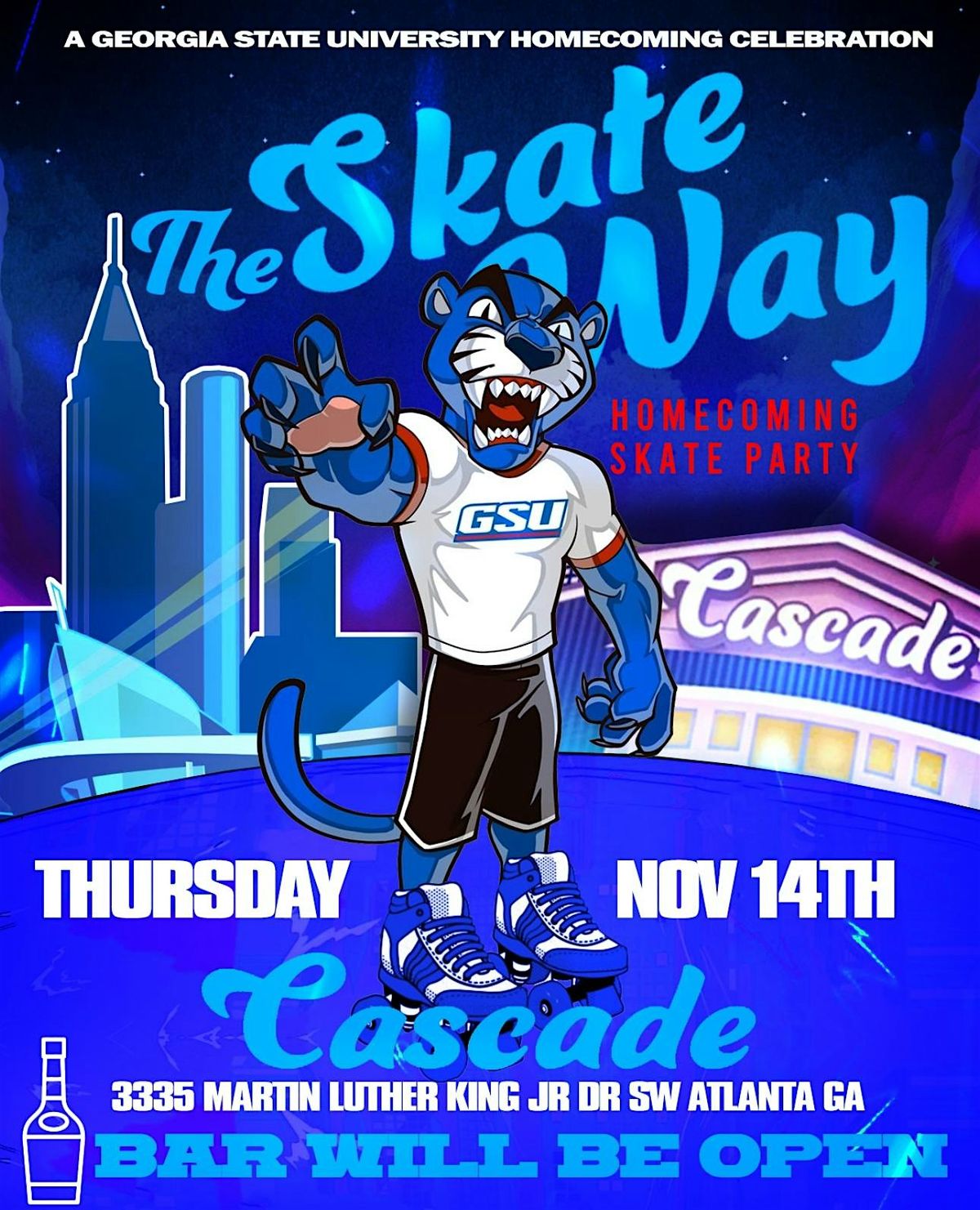 THE SKATE WAY - GEORGIA STATE HOMECOMIMG SKATE PARTY