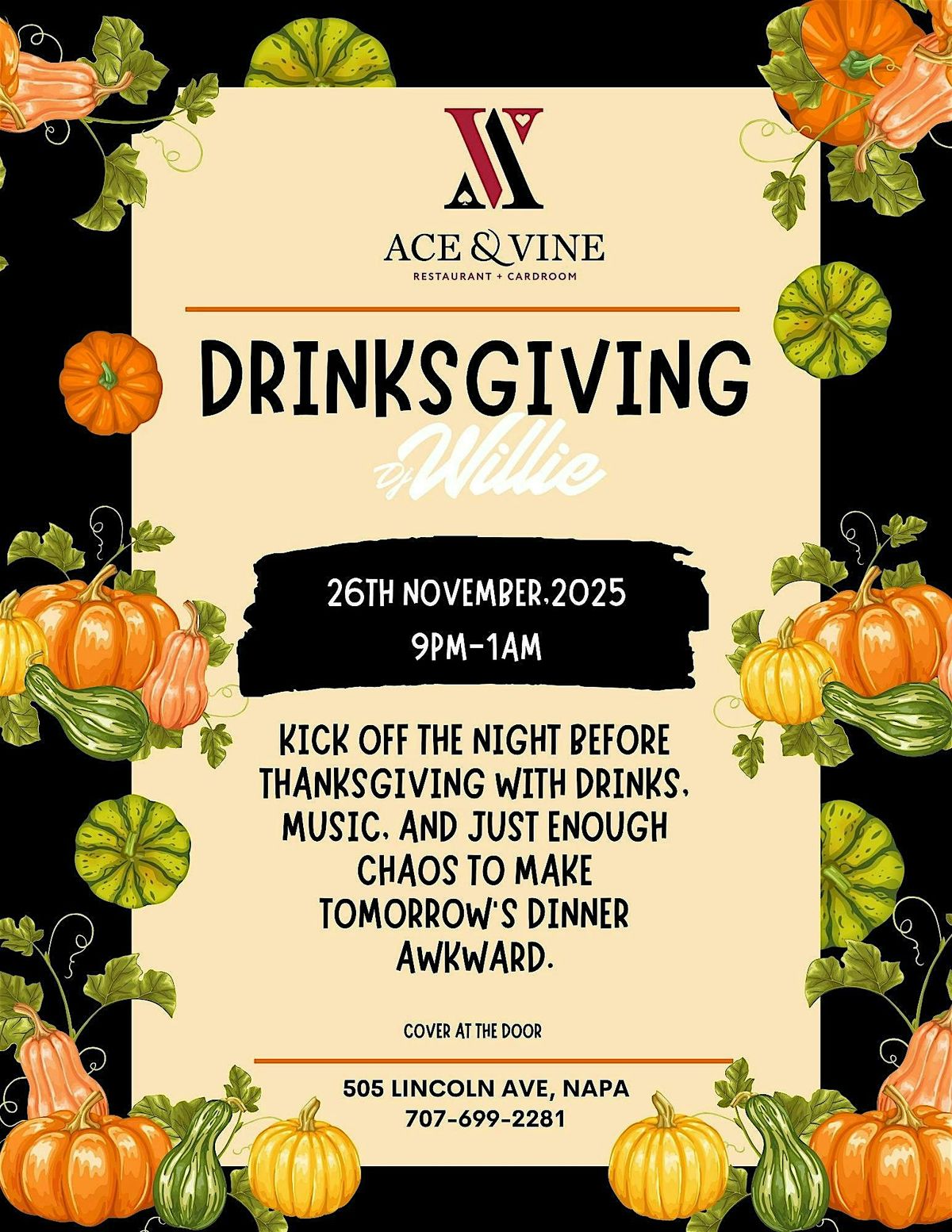 Drinksgiving with DJ Willy