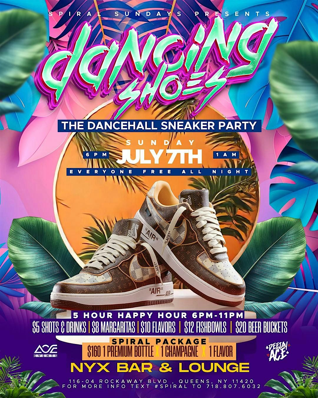 DANCING SHOES - The Dancehall Sneaker Party