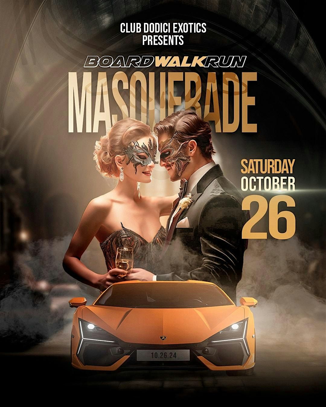 Club Dodici Presents: BoardWalk Run MASQUERADE Halloween Rally