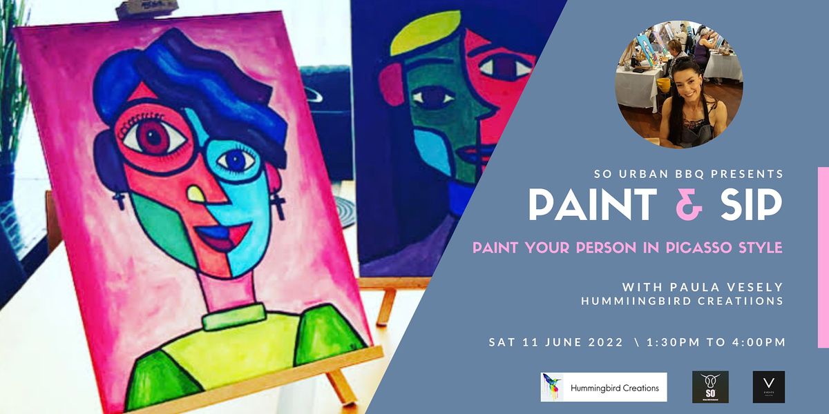 Paint & Sip - Paint Your Person in Picasso Style!