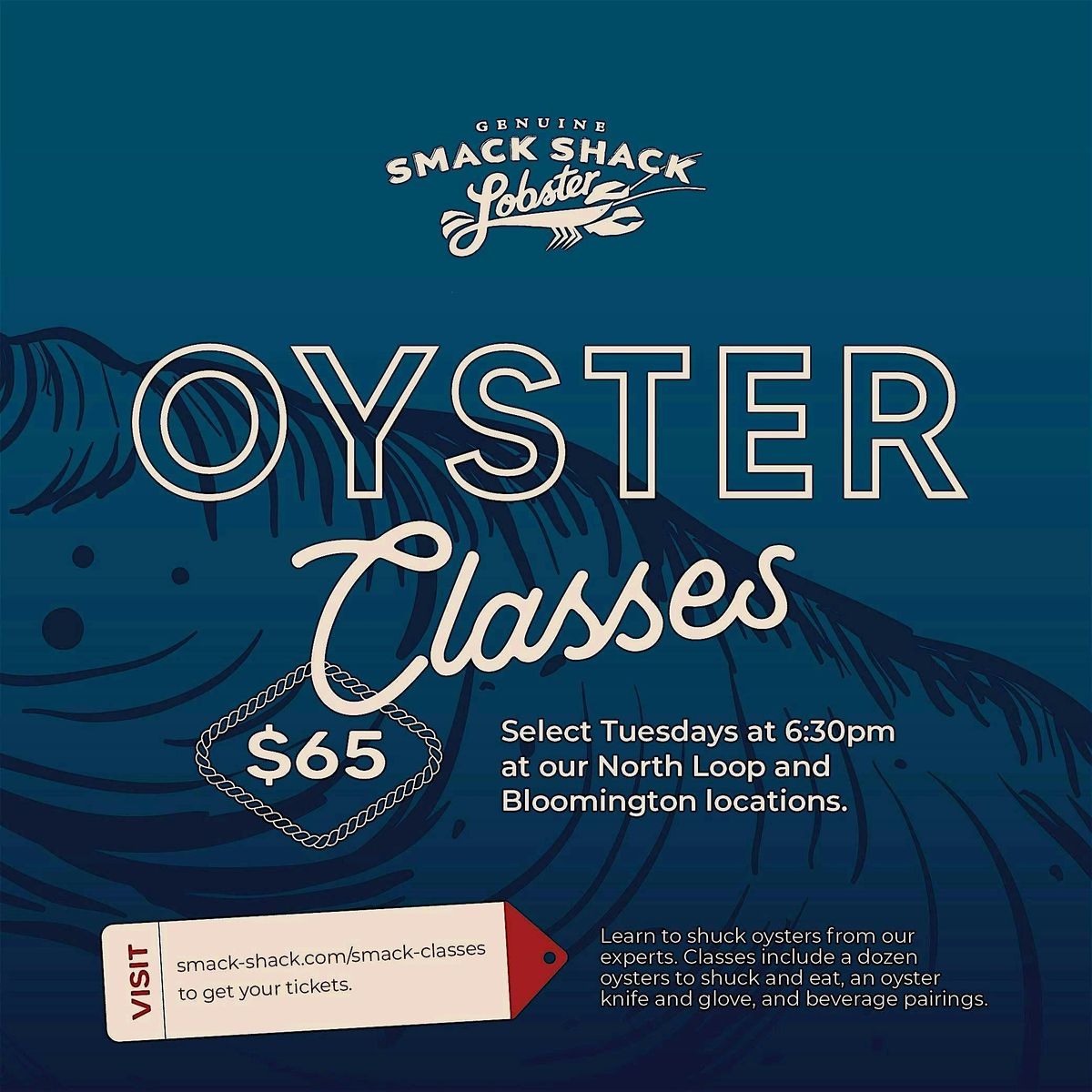 Oyster Shucking Class - October 15