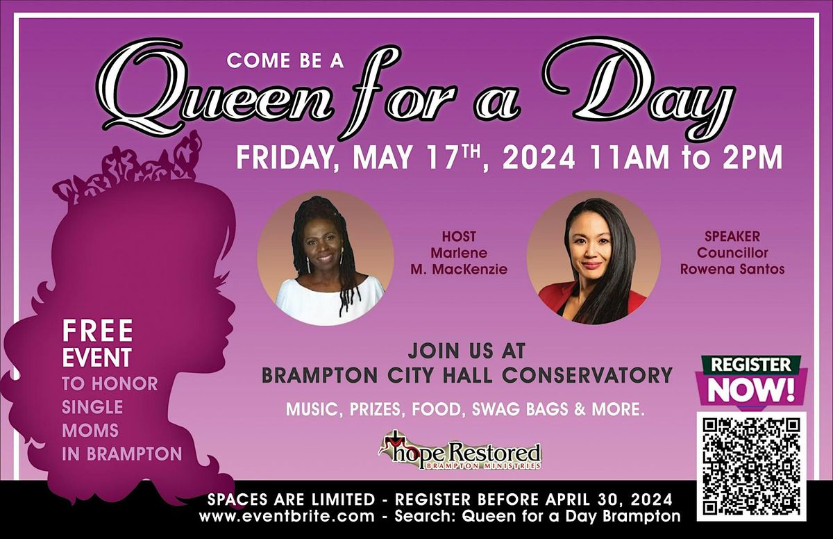 Single Moms Event - Queen for a Day