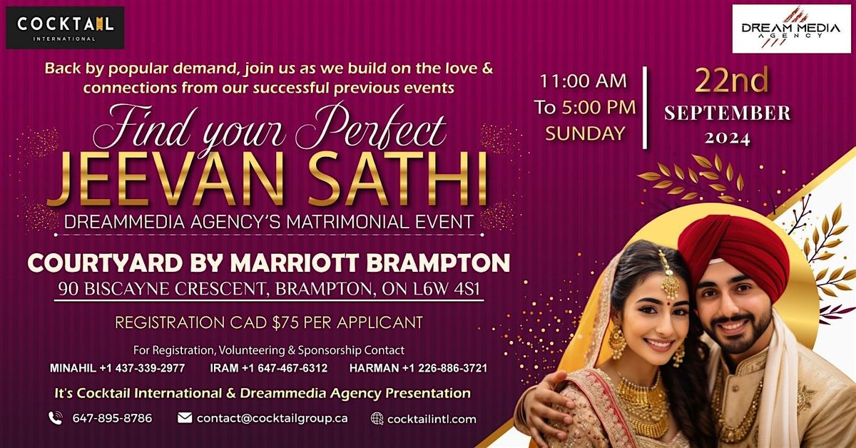 Jeevan Sathi- Matrimonial Event Sept'24