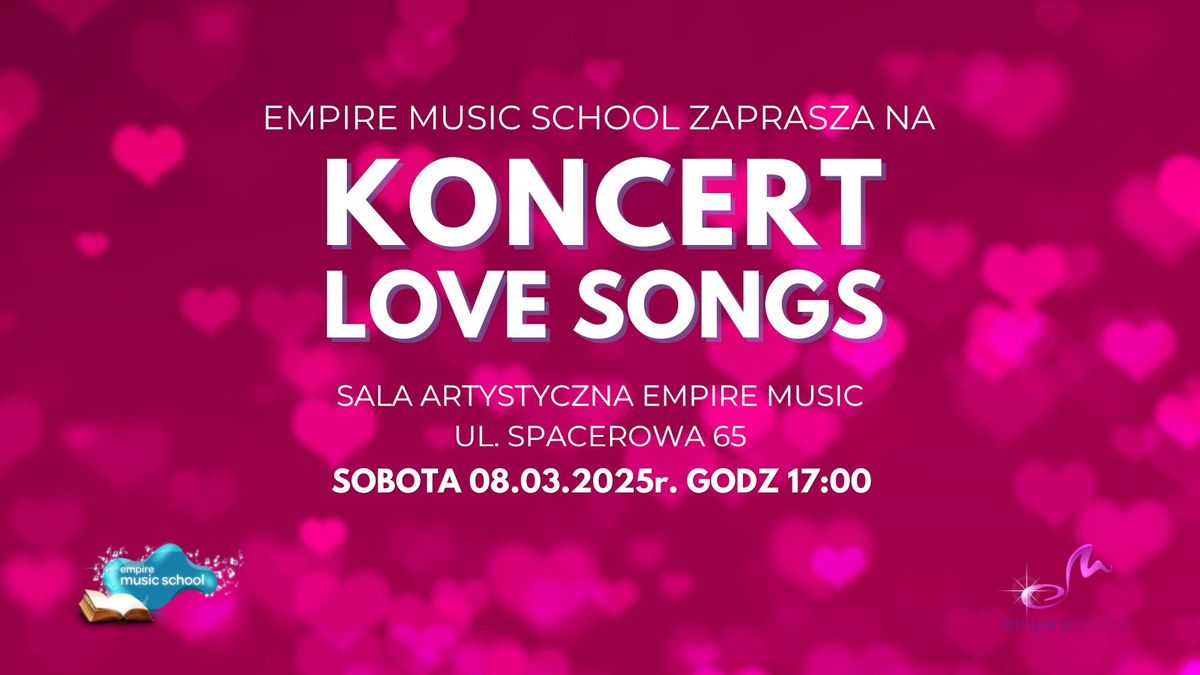 Koncert Love Songs w Empire Music School