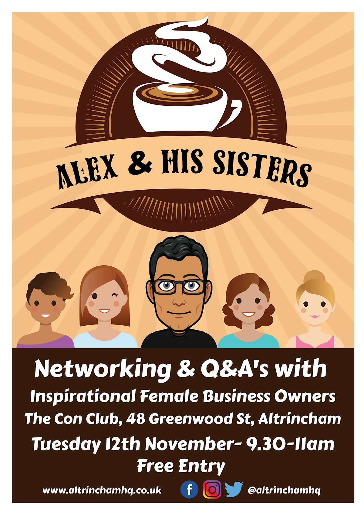 Alex & His Sisters: Networking for Inspirational Women In Business (Nov)