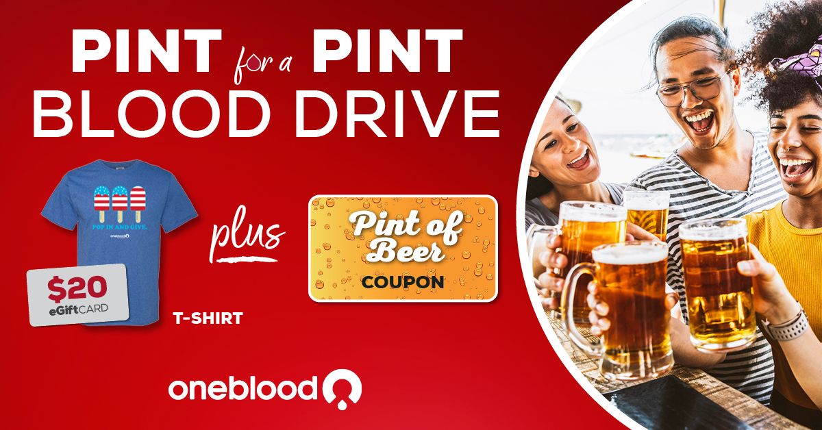 Donate Blood at Saltwater Brewery | Free Pint of Beer