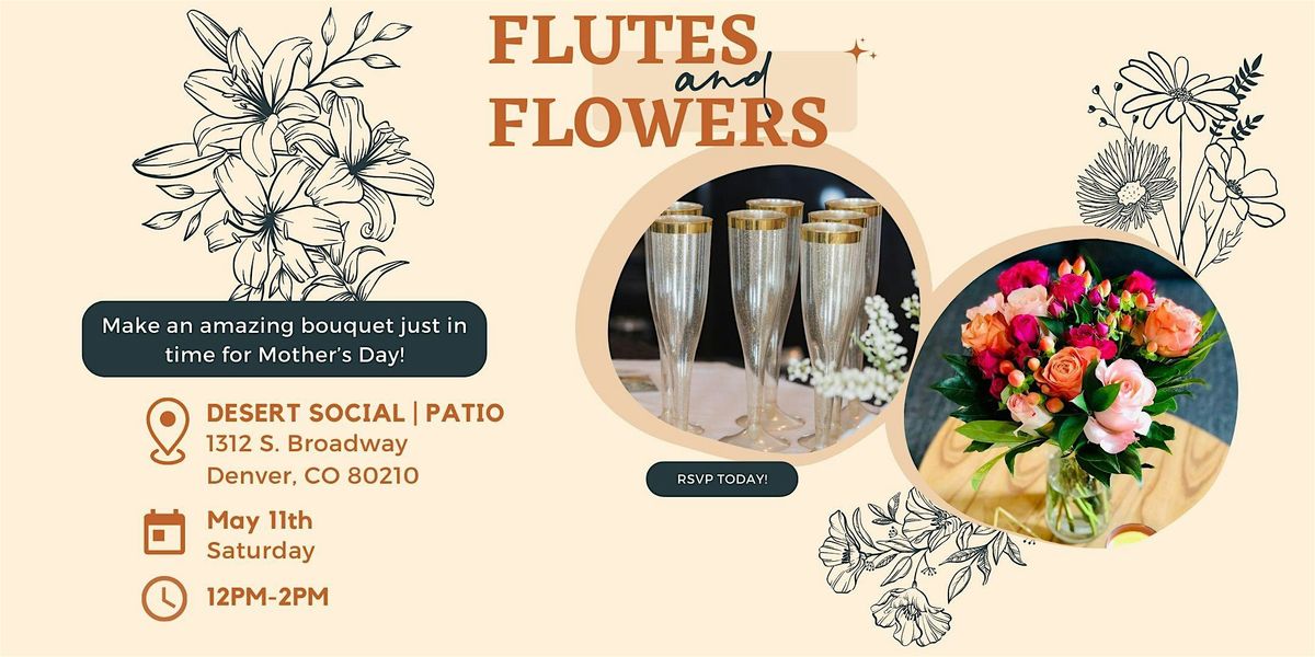 Flutes & Flowers - Mother's Day Bouquet Making