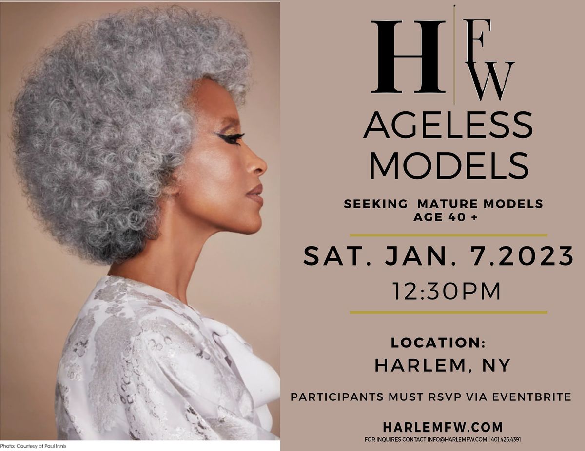 Harlem Fashion Week Model Casting for Ages 45+, P.S. 194 Countee Cullen