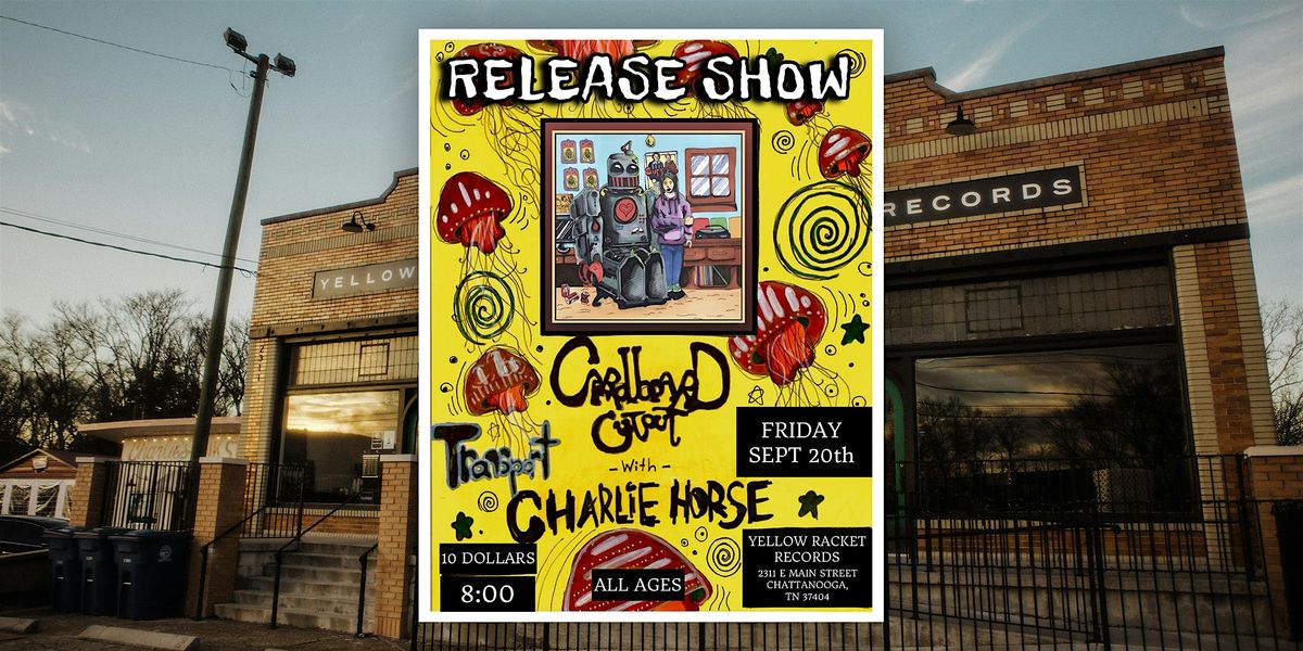 Cardboard Cutout Release Show, w\/ Charlie Horse and Transport!