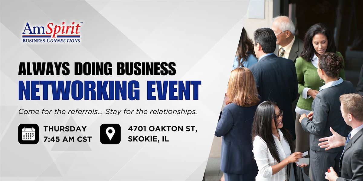 Always Doing Business Networking Event