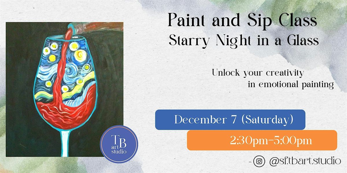 Paint and Sip Class - Starry Night in a Glass