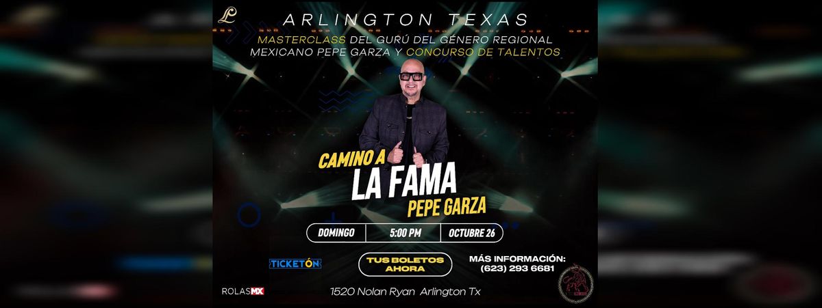 PEPE GARZA EN ARLINGTON