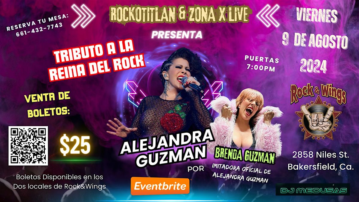 Tributo a la Reina del Rock "Alejandra Guzman" por Brenda Guzman