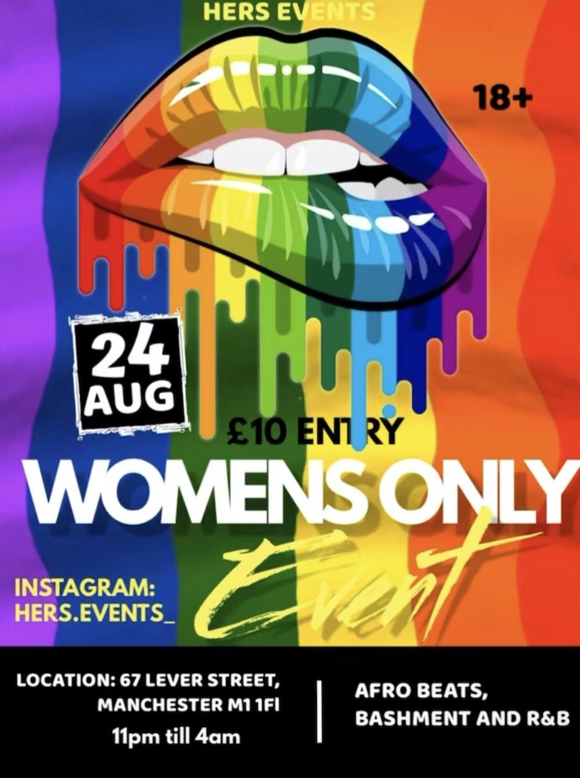 HERS EVENTS - PRIDE MANCHESTER