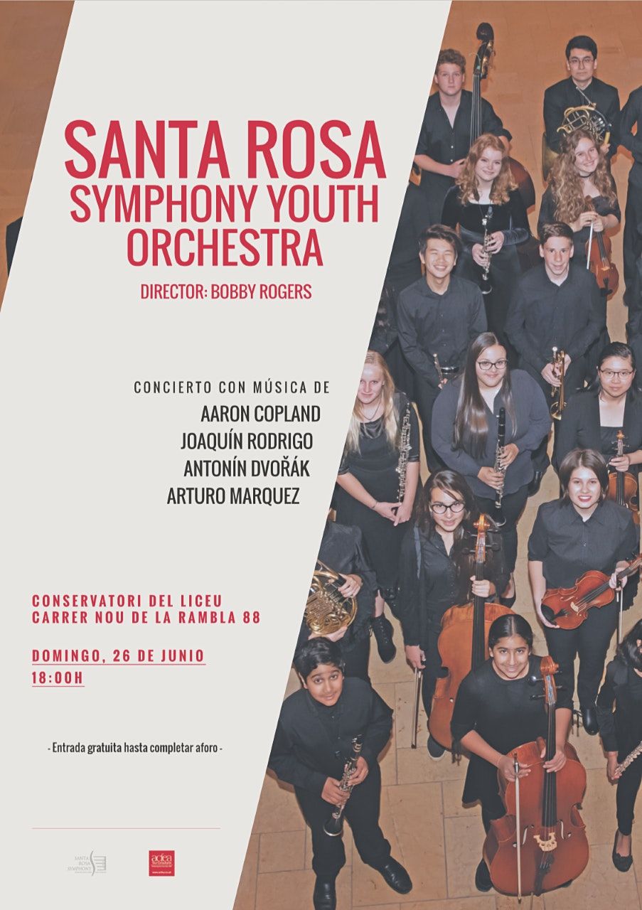 Concierto Santa Rosa Symphony Youth Orchestra (EEUU)