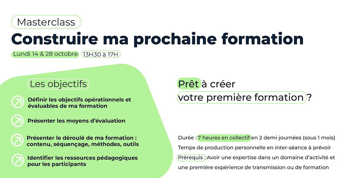 Construire ma prochaine formation \/ Masterclass Formation Professionnelle