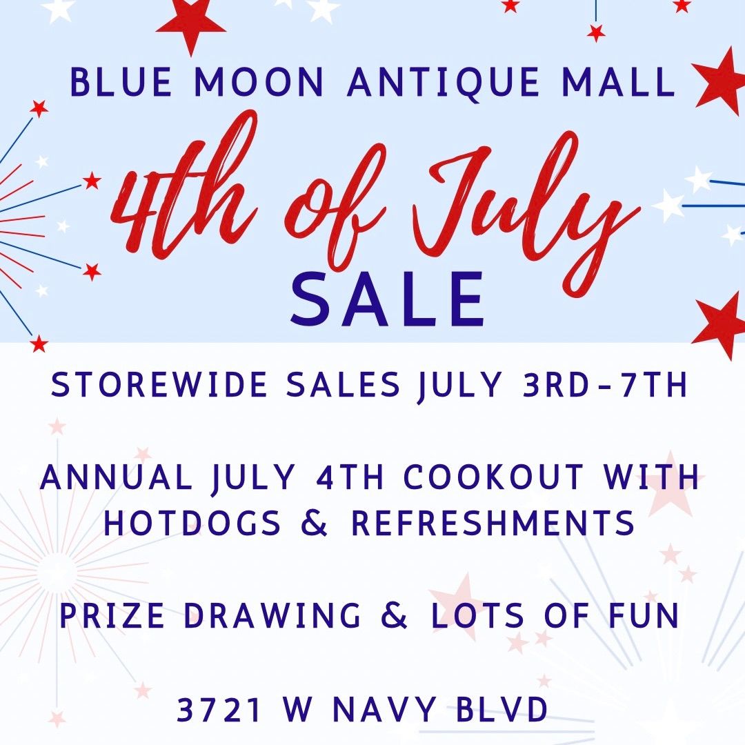 4th of July Sale & Cookout!