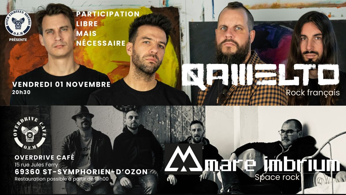 Concert Qamelto (rock FR) + Mare Imbrium (space rock) | 69360 St-Symphorien-d'Ozon