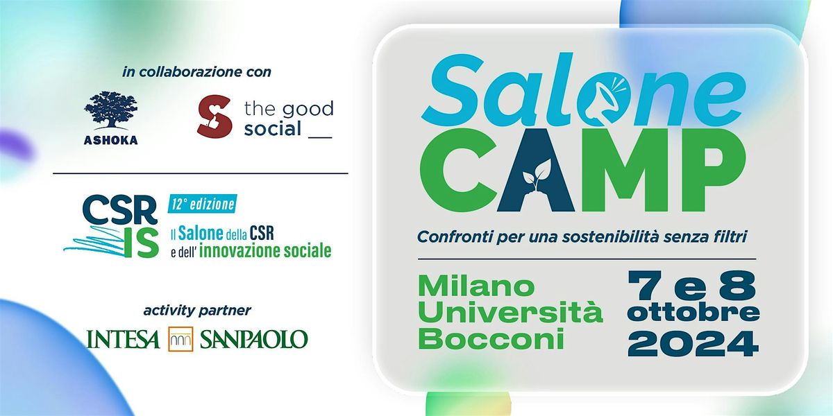 Salone CAMP - Confronti per una sostenibilit\u00e0 senza filtri