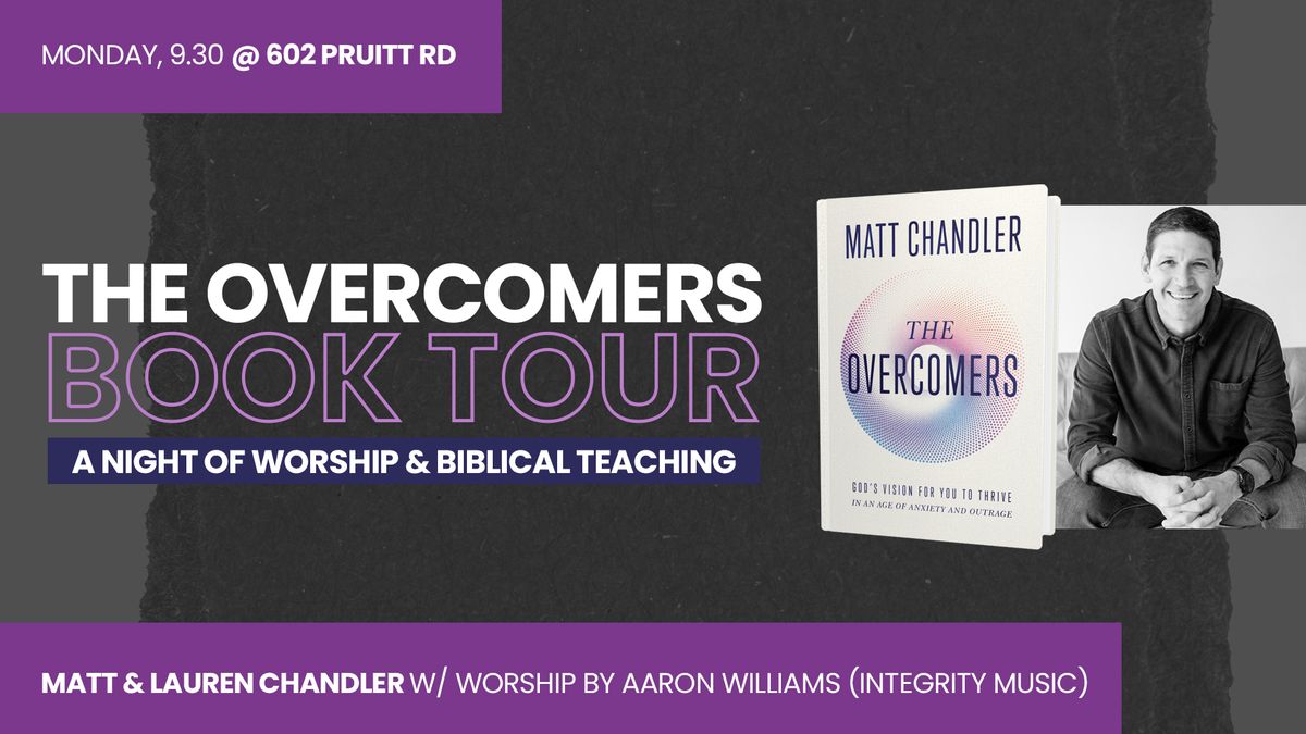 THE OVERCOMERS BOOK TOUR