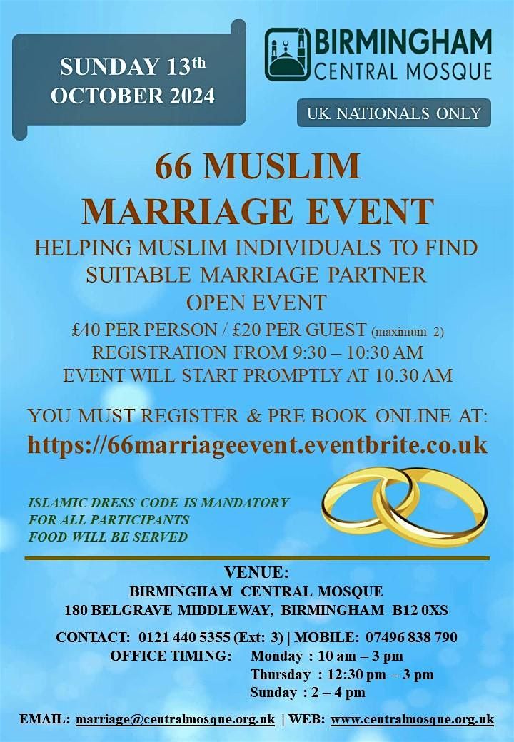 66 Muslim Marriage Event