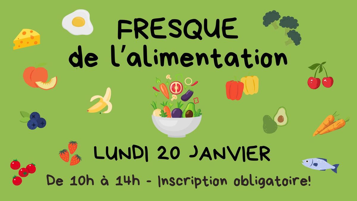 Fresque de l'alimentation