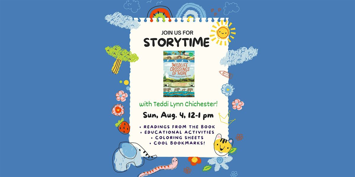 Storytime with Teddi Lynn Chichester!