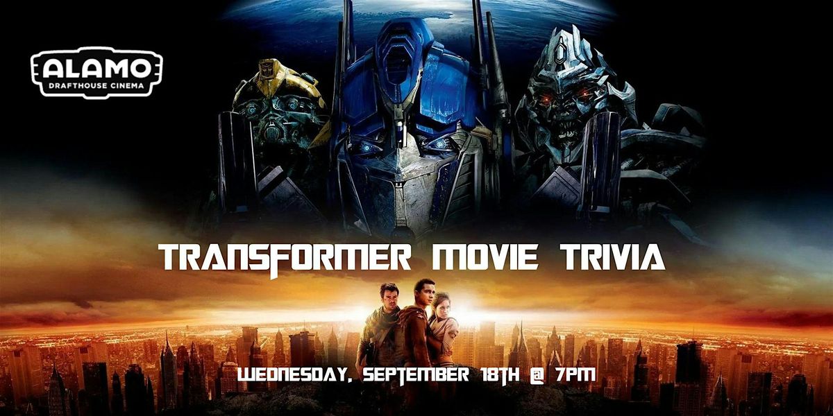Transformers Trivia at Alamo Drafthouse Cinema DC