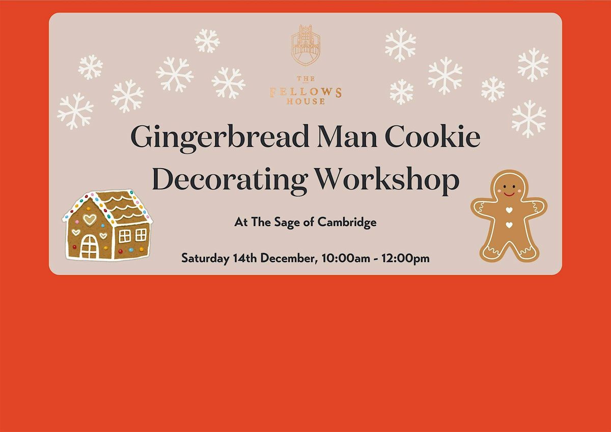 Gingerbread Man Cookie Decorating Workshop