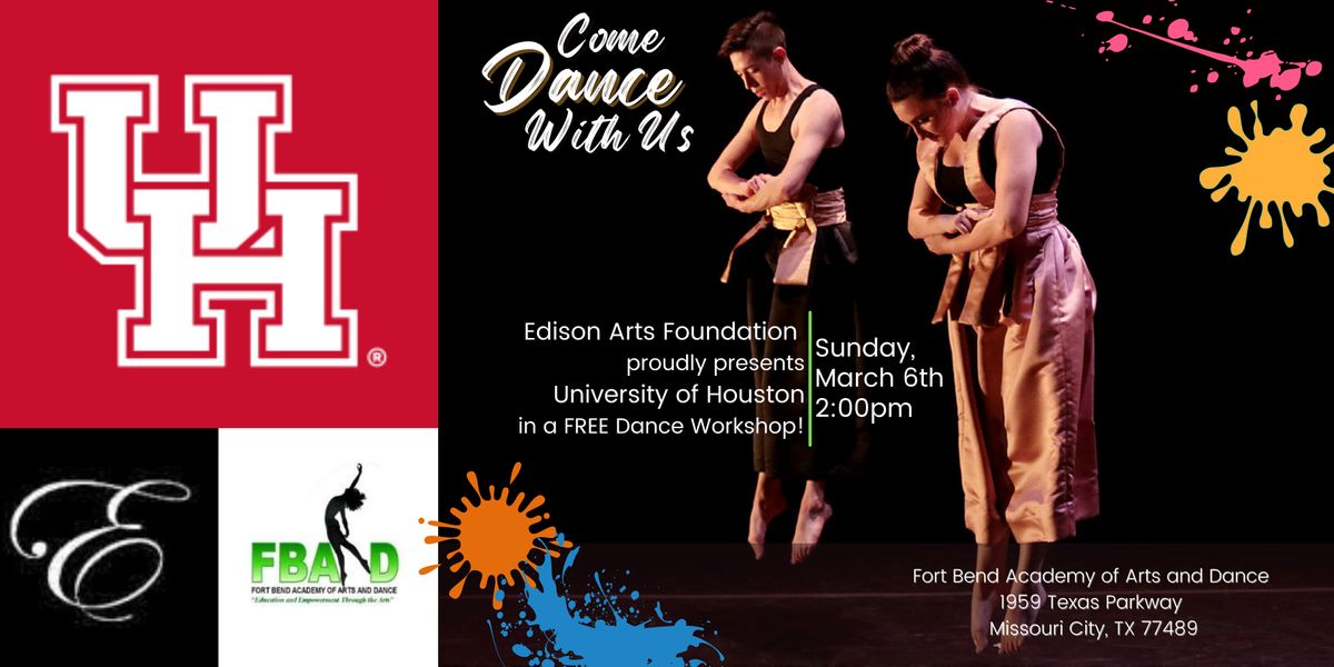 Edison Arts Foundations presents University of Houston Dance Workshop