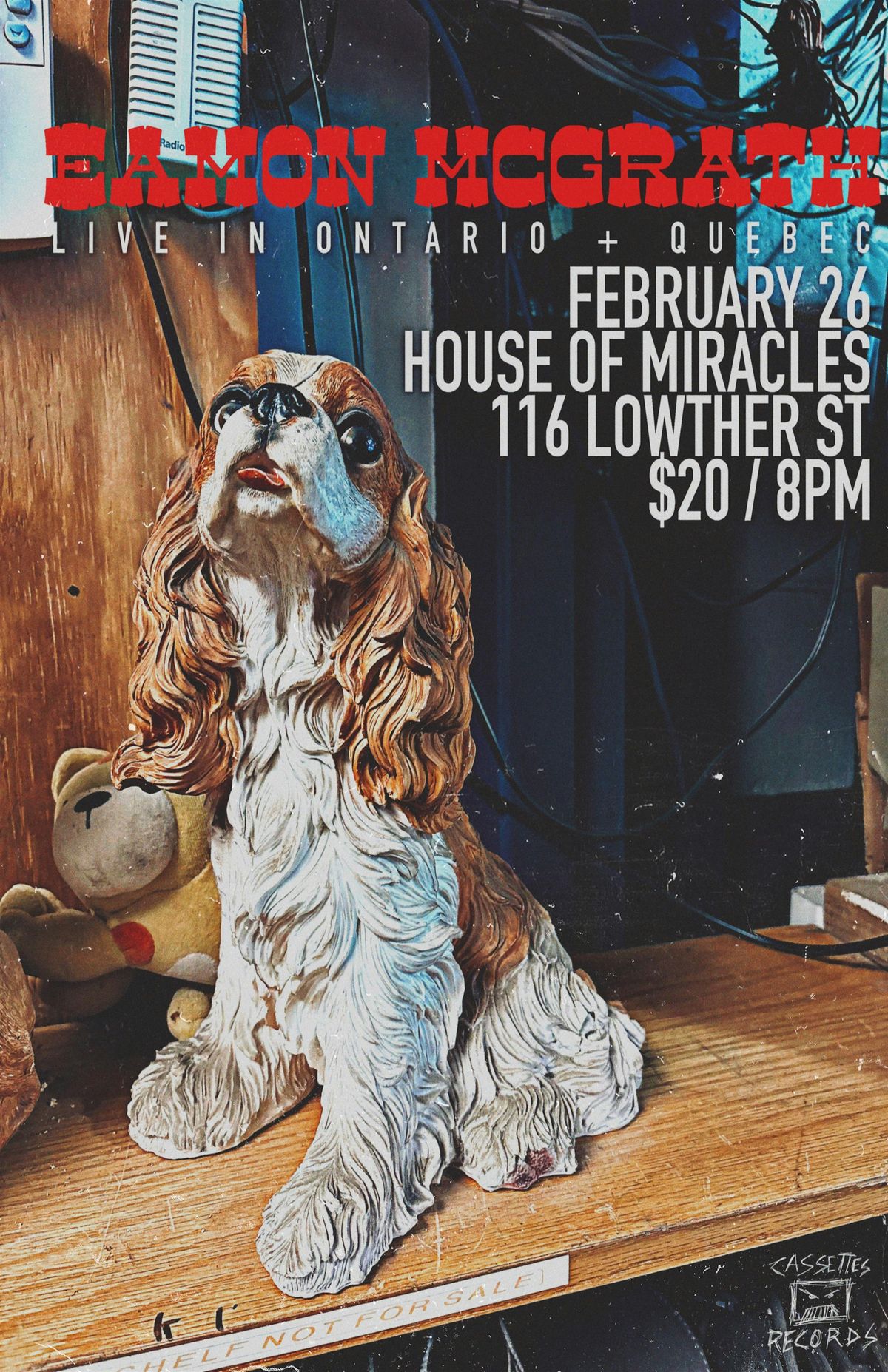 EAMON McGRATH live at the House of Miracles