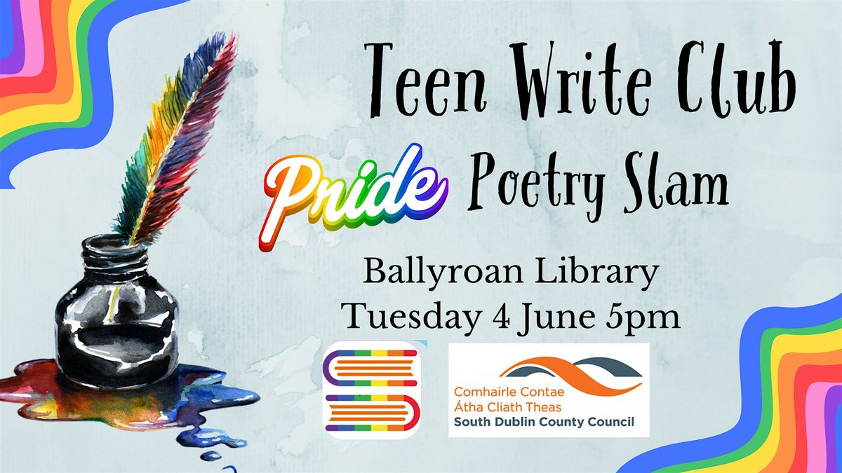 Teen Write Club: Pride Poetry Slam