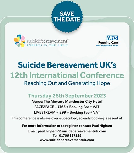 Suicide Bereavement UK's 12th International Conference  - FACE 2 FACE