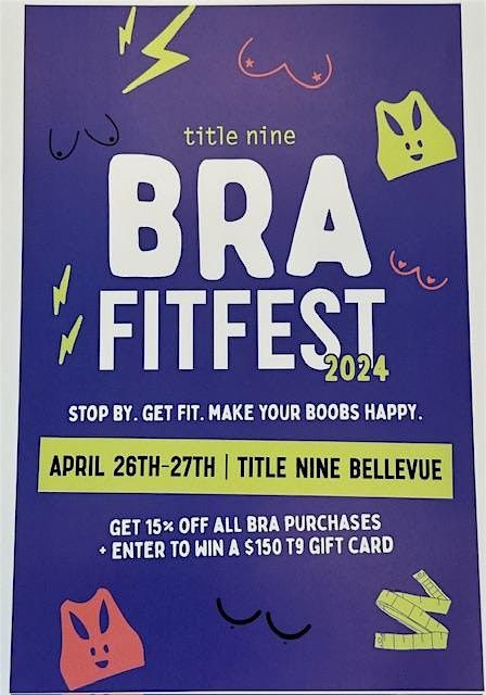 Bellevue Title Nine Bra Fit Fest
